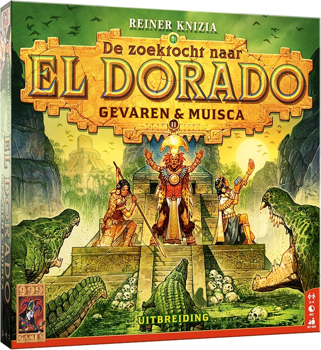 De Zoektocht naar El Dorado: Gevaren & Muisca Uitbreiding 2 Bordspel