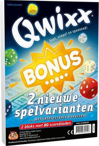 White Goblin Games - Qwixx Bonus dobbelspel - 2 Nieuwe spelvarianten met 80 scorebladen