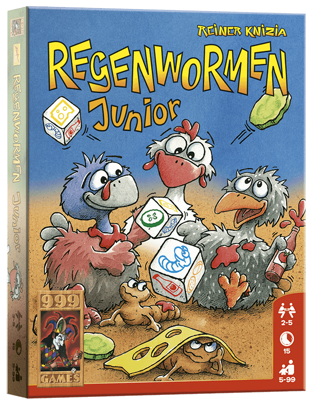 Regenwormen Junior (A13) - Dobbelspel