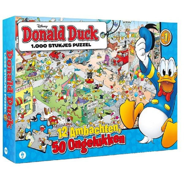 Donald Duck -12 ambachten, 50 ongelukken incl poster